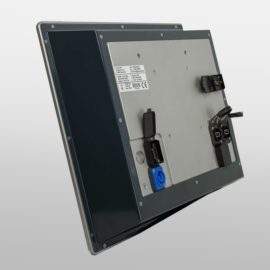 TLSP-150A IP65 Industrie-PC mit Touchscreen — Seite